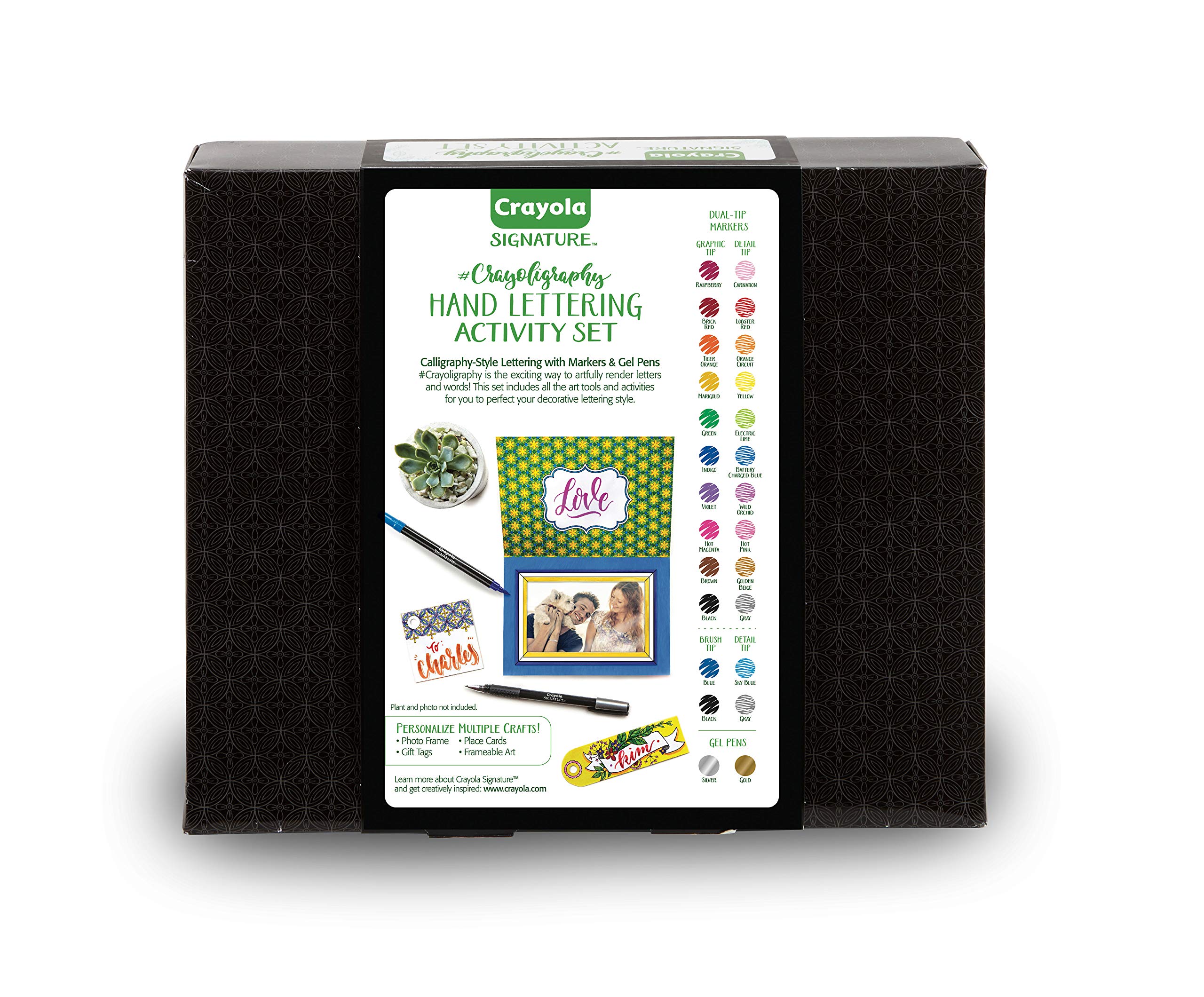 Crayola Signature Crayoligraphy Hand Lettering Art Set - Premium Calligraphy Kit for Teens & Adults (Age 14+) | Perfect for DIY Crafts, Scrapbooking, Mother's Day Gifts & Creative Lettering Projects