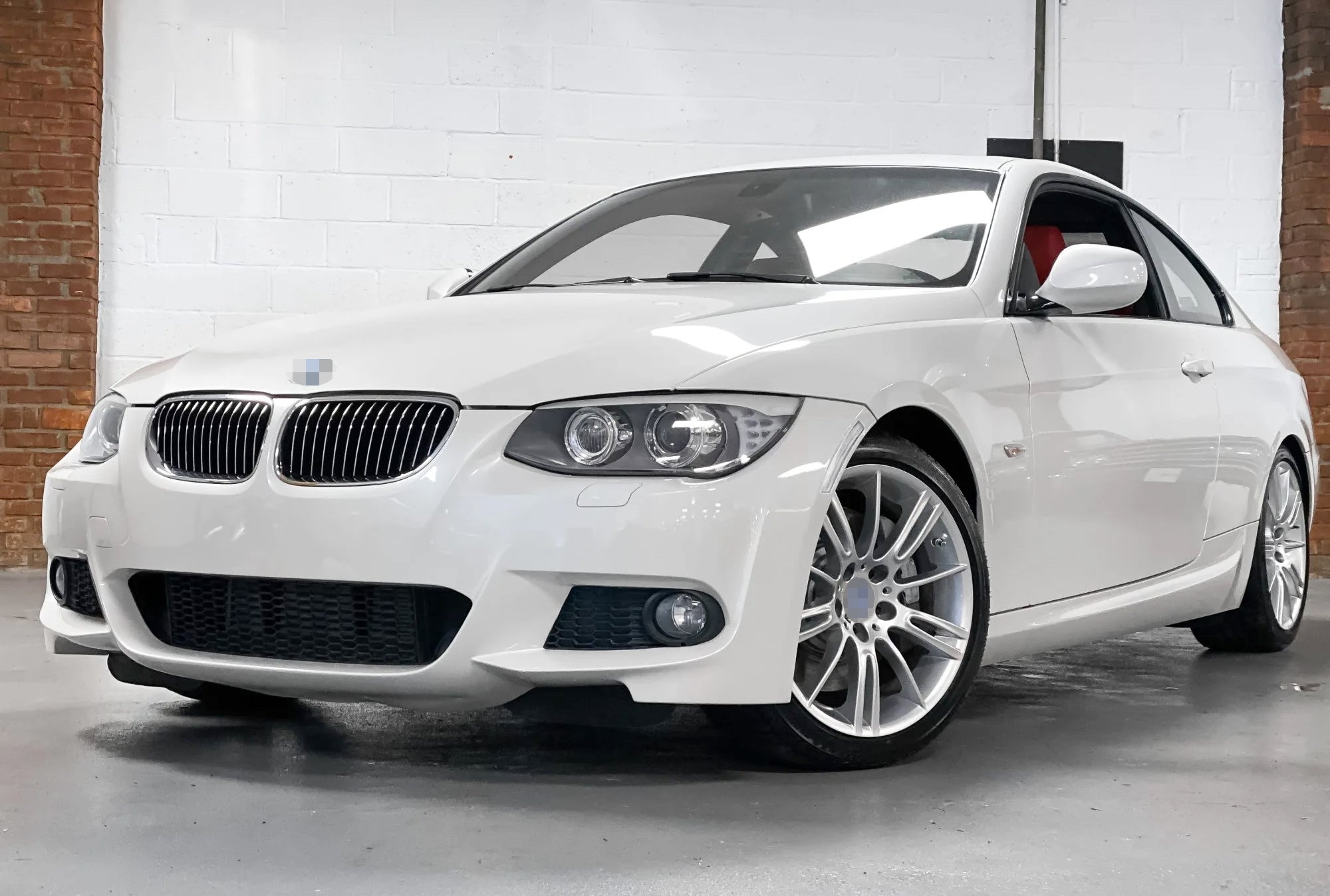 Clear Lens LED Bumper Reflector Replacement for 2007-2012 BMW E92 3 Series - Upgrade Side Marker Lights for Enhanced Visibility & Style (Perfect for Night Driving & Car Customization)