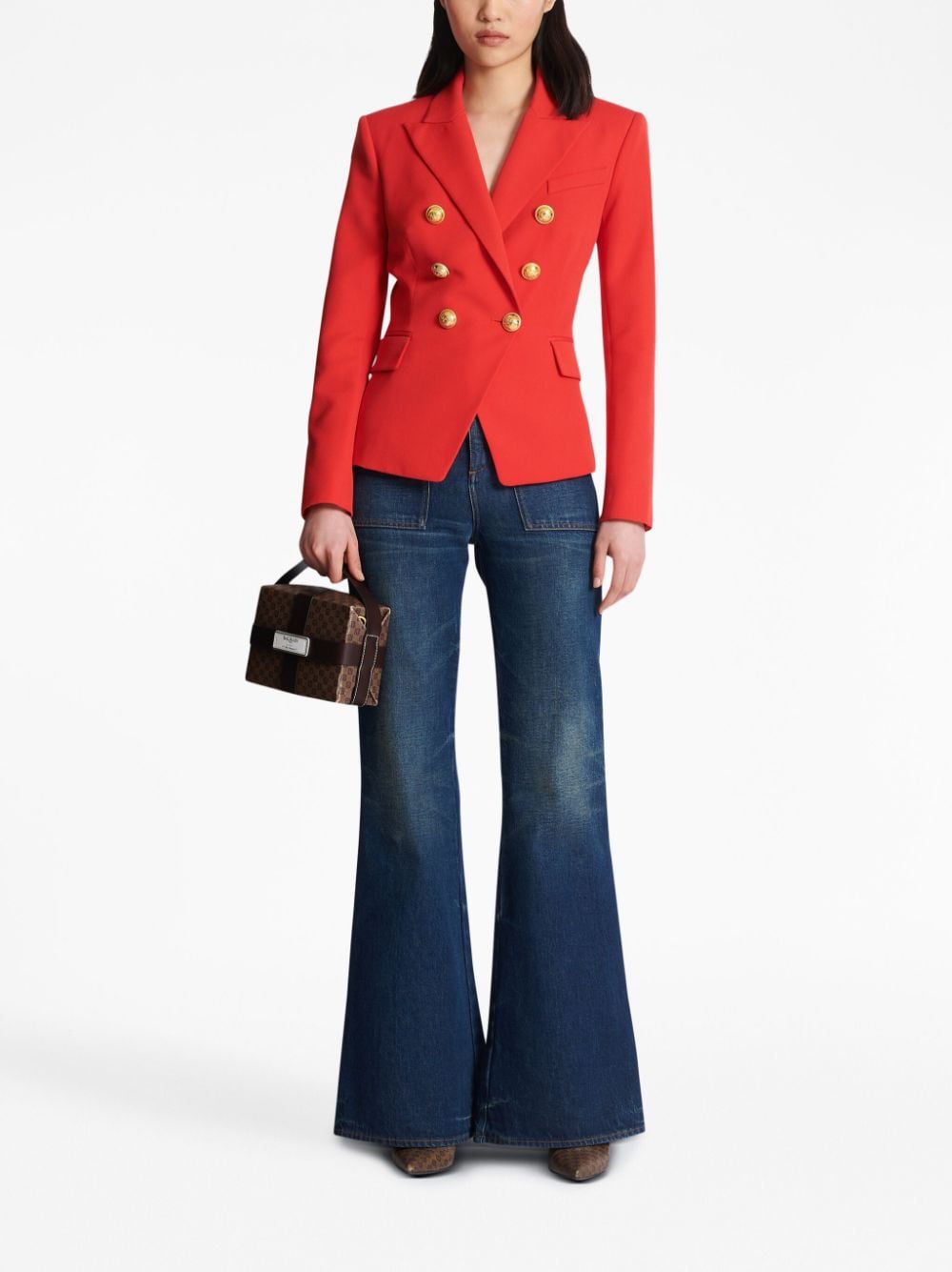 Balmain Red Jackets for Women - Luxury Designer Coats & Blazers | Perfect for Parties, Work & Evening Events