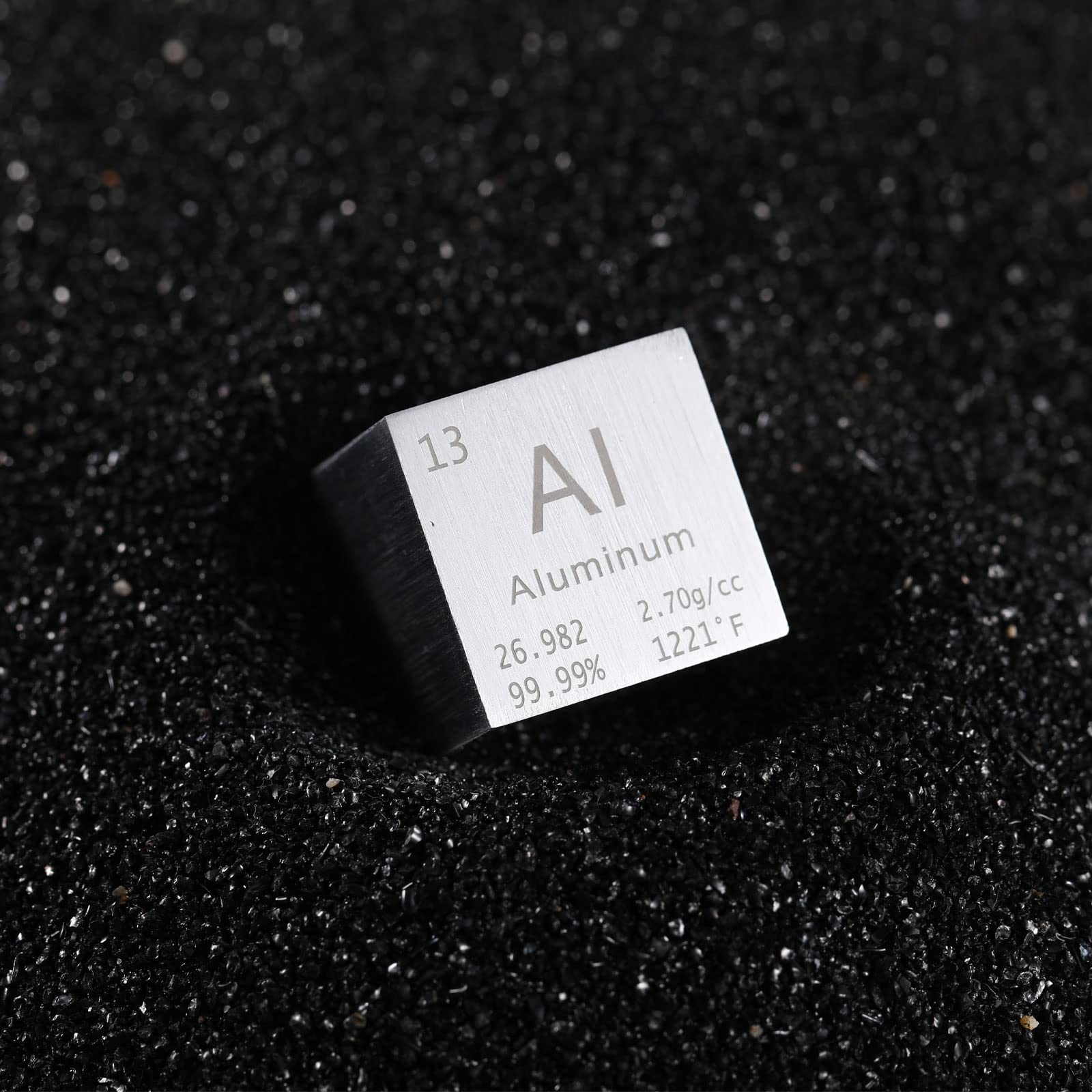 High Density Aluminum Cube (1 Inch) - Perfect for Element Collections, Lab Experiments, and Science Education | Great for Physics Demonstrations & STEM Learning