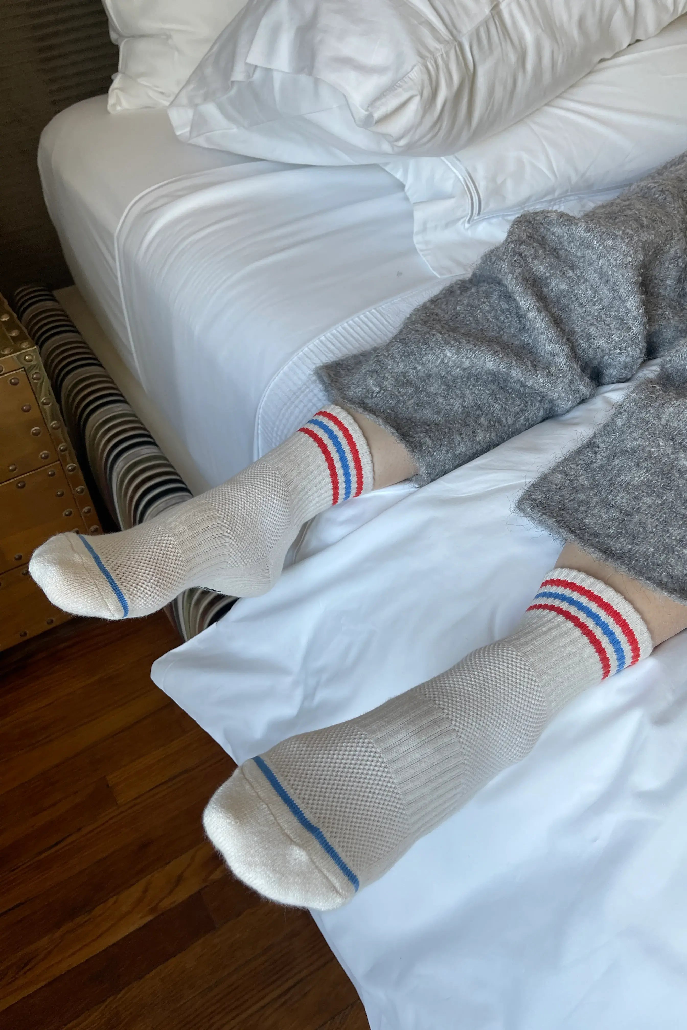 Girlfriend Socks | Iris Pattern Cozy Couple Socks for Women - Perfect Gift for Her, Valentine's Day, Anniversary & Everyday Wear