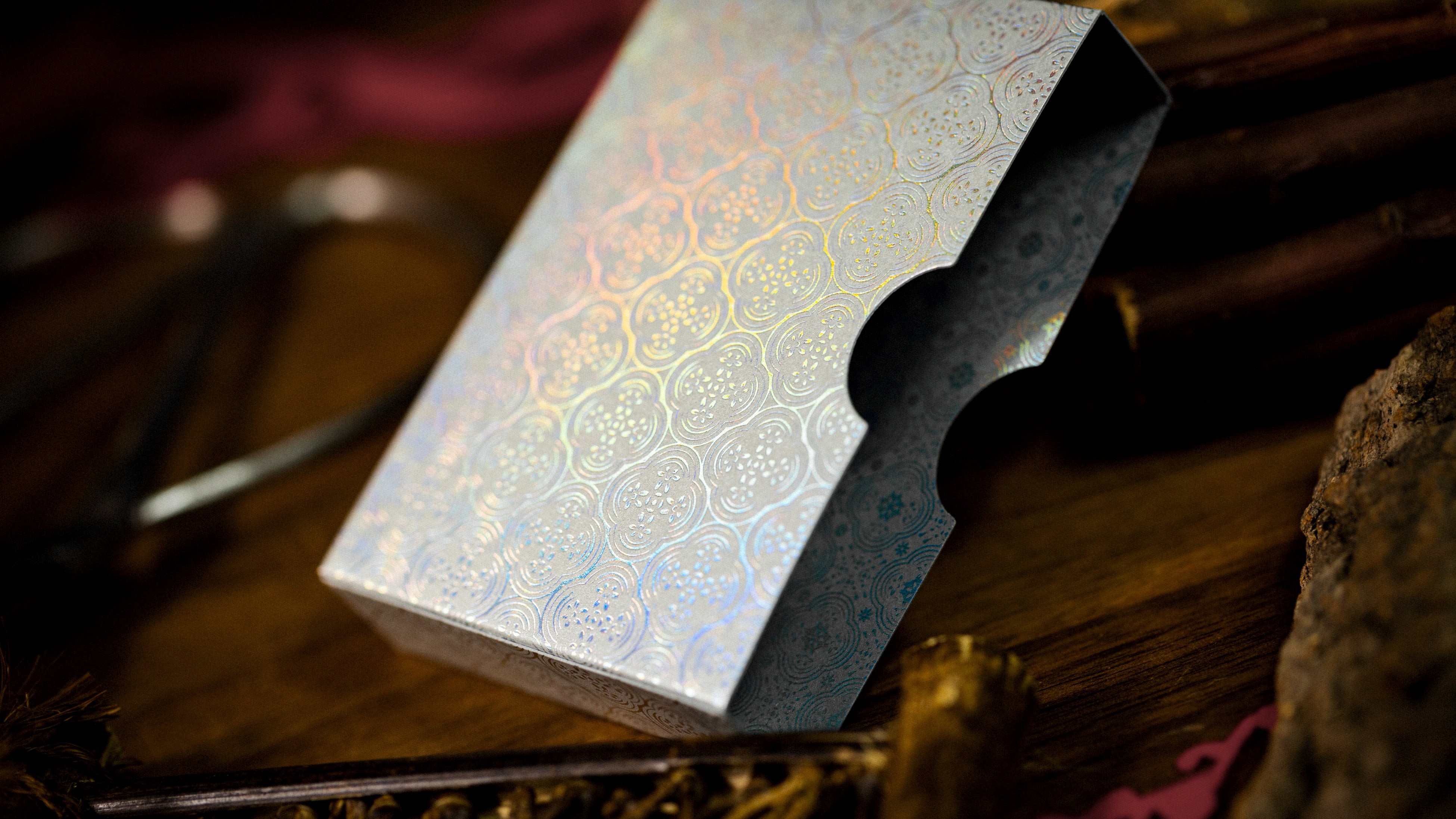 The Four Seasons Wooden Boxset Ark Playing Cards - Premium Collectible Deck for Card Games, Magic Tricks & Gifts | Perfect for Poker Nights, Game Parties & Holiday Presents