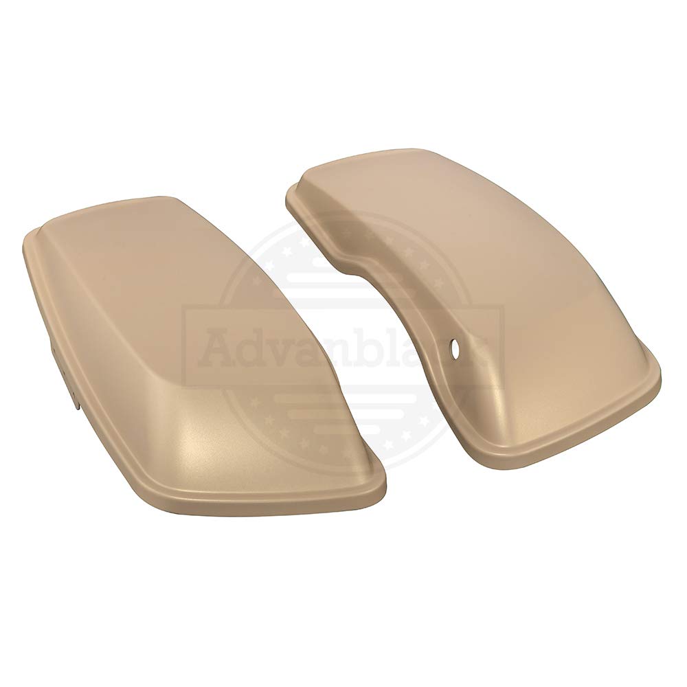 **Moto Onfire Saddlebag Regular Lids for Harley Touring Street Glide Hard Saddlebags 2014-2020 | Extended Bags in Sand Camo Denim | Perfect for Long Rides & Storage**