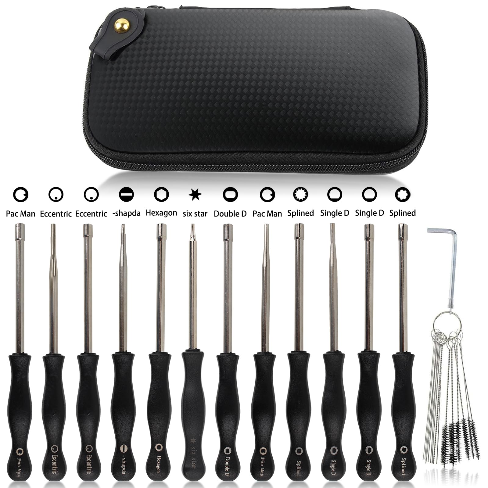 MOTOALL Carburetor Adjustment Tool Kit - 12 Pack for 2-Cycle Small Engines - Compatible with Poulan, Husqvarna, STIHL, ECHO Trimmers, Weed Eaters & Chainsaws - Perfect for Lawn Maintenance, Landscaping & Forestry Work