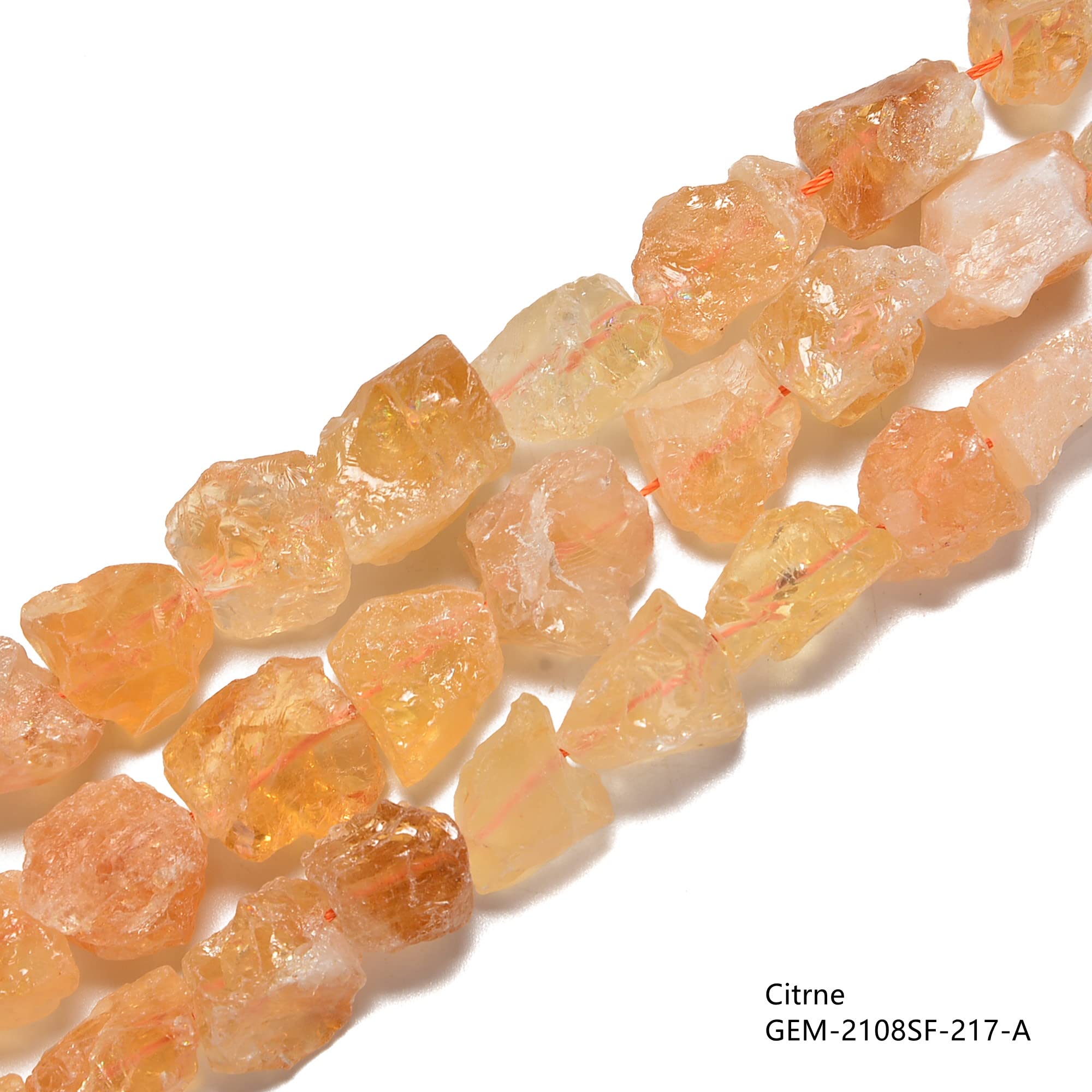 JM Design Natural Eudialyte Rough Nugget Beads 15-20mm (15.5