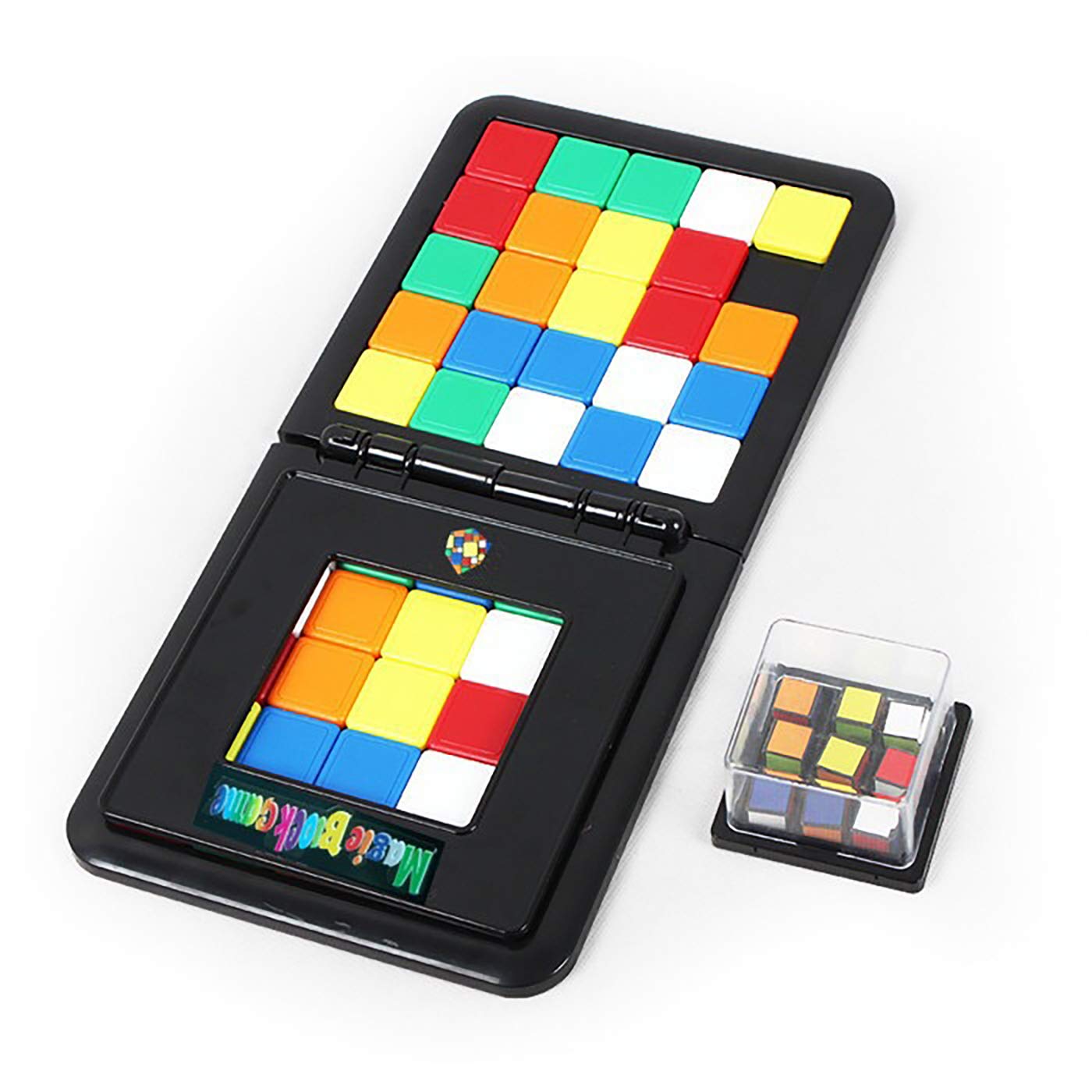 AHYUAN Magic Block Game - Fast-Paced Face to Face Race Board Game for Kids & Adults | Square Shifting Puzzle Toy | Perfect for Family Game Night & Party Entertainment