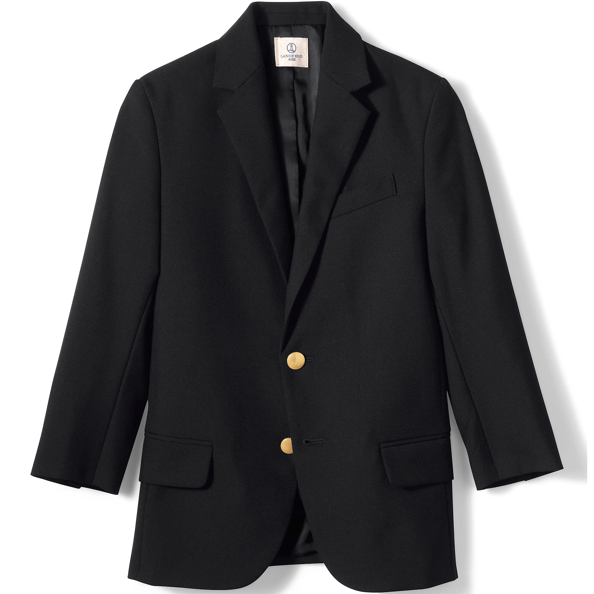 Lands' End Boys' Hopsack Blazer - Classic School Uniform Jacket for Kids | Perfect for School, Formal Events & Special Occasions