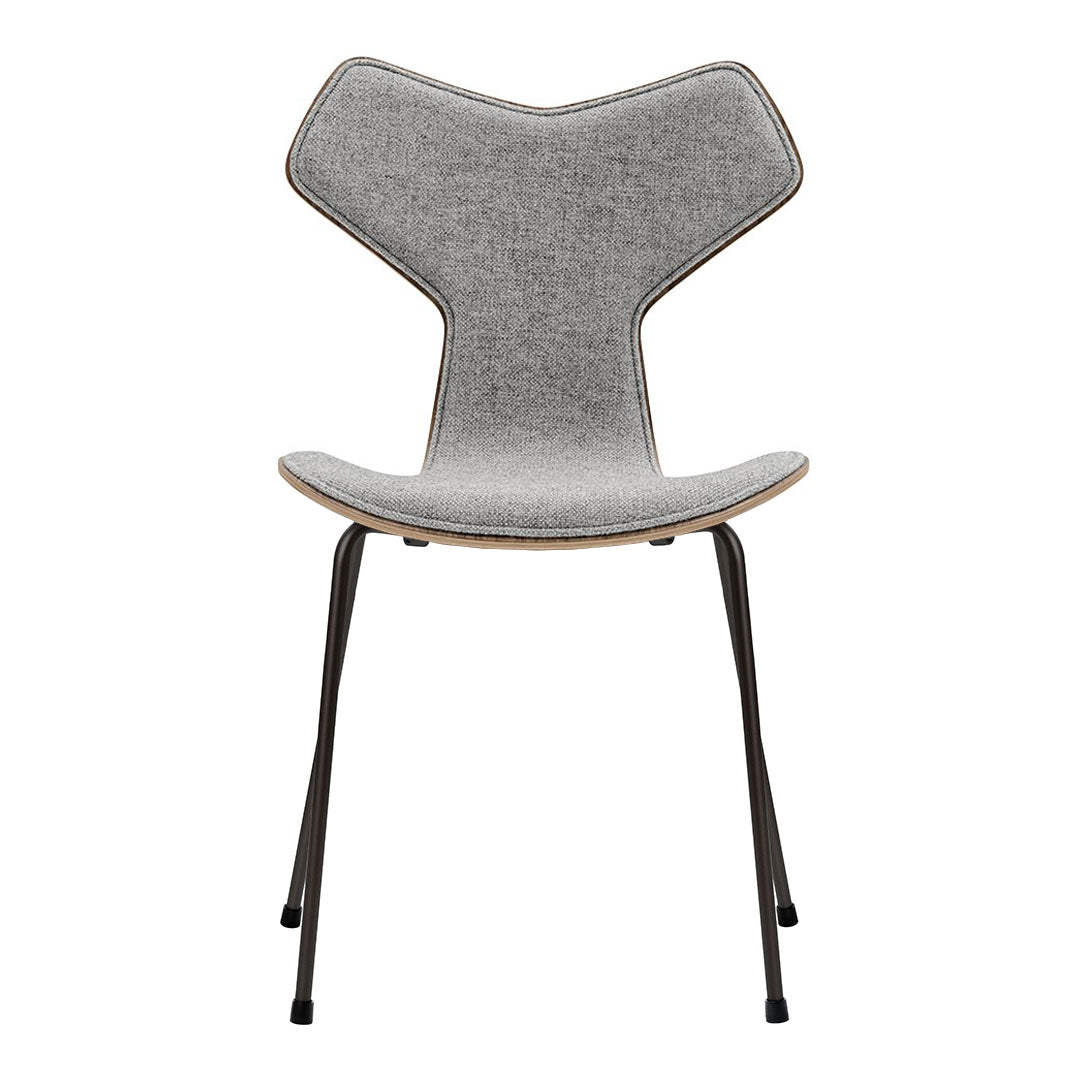 Grand Prix Chair 3130 - Clear Lacquered Finish with Front Upholstery | Modern Office & Conference Room Seating | Perfect for Executive Desks & Waiting Areas