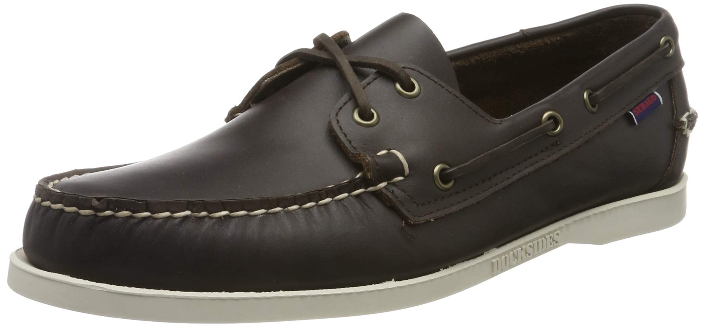 Sebago Men's Docksides Classic Boat Shoes - Comfortable Leather Deck Shoes for Sailing, Boating & Casual Wear