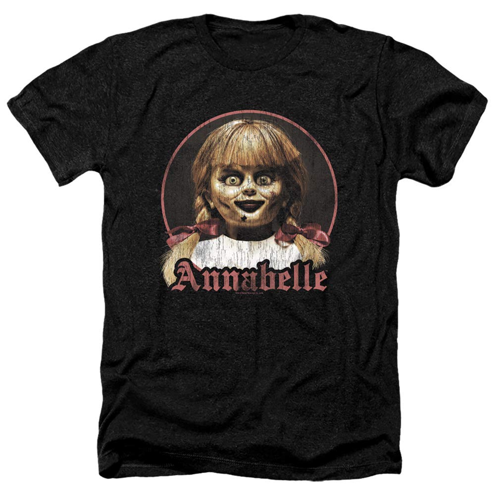 Annabelle Portrait Unisex Heather T-Shirt for Men & Women - Casual Wear, Halloween Costume, Horror Movie Fan Gift