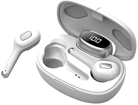 **Wireless Bluetooth Translator Earbuds - Real-Time Voice Translation for 19 Languages, Compatible with iOS & Android, Includes Charging Case (White) - Perfect for Travel, Business Meetings & Language Learning**