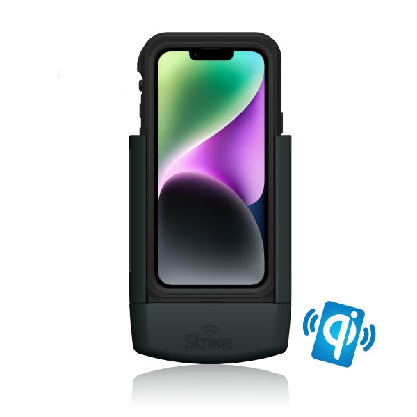 iPhone 14 Car Mount Wireless Charger Holder - Compatible with OtterBox Fre Case - Perfect for Hands-Free Charging While Driving