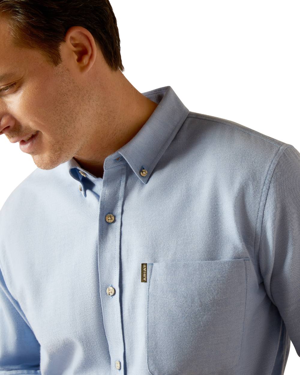 Ariat Men's Simmental Long Sleeve Shirt - Western Work & Casual Button-Up for Ranch, Rodeo & Outdoor Activities