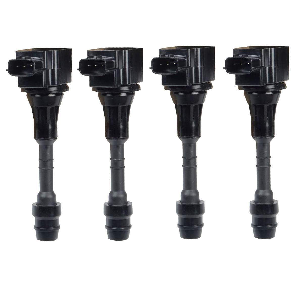 Premium Engine Ignition Coil Pack Set (4-PC) - Compatible with Infiniti Q45 2002-2006, M45 2003-2004 & 2006-2010, FX45 2003-2008, V8 4.5L - Perfect for Smooth Engine Performance & Reliable Ignition System Replacement