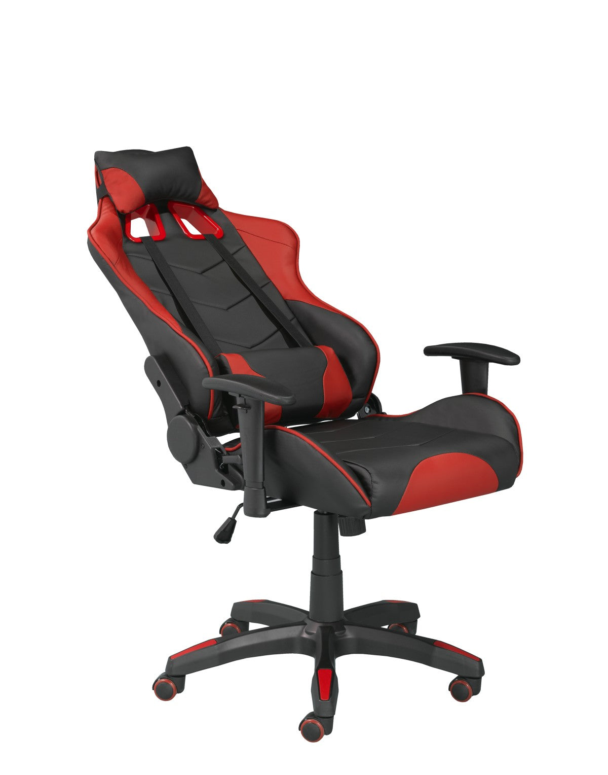 Premium Gaming Desk & Chair Set - Ergonomic Red & Black Computer Desk with Comfortable Chair for PC Gamers - Perfect for Home Office, Streaming & Esports Setup