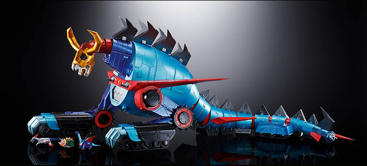 Bandai Soul of Chogokin GX-100 Gaiking & Daiku Maryu Divine Demon Dragon Action Figure - Premium Collectible for Anime Fans & Display Showcase