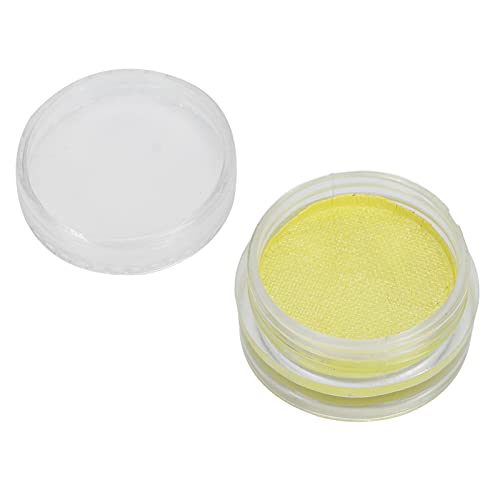 Water-Based Face & Body Paint for Halloween, Cosplay & Birthday Parties - Non-Toxic, Easy Wash Off Makeup - Pearl Yellow (0.11oz) - Perfect for Costume Parties, Festivals & Creative Art Projects