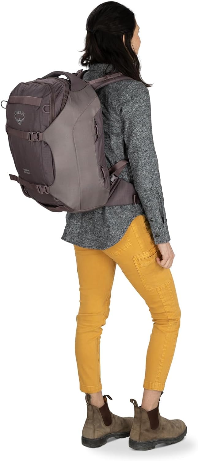 Osprey Sojourn Porter 30L Travel Backpack - Lightweight Carry-On Luggage for Men & Women, Brindle Brown - Perfect for Air Travel, Weekend Trips & Urban Commuting