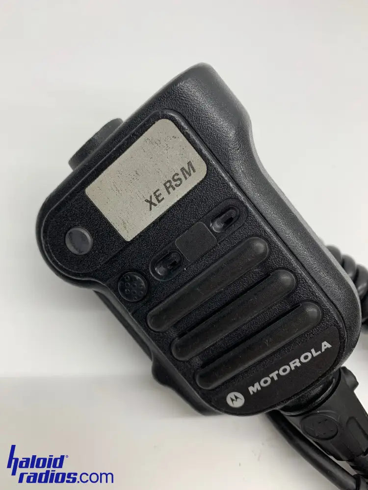 Motorola NNTN8203A XE RSM Remote Speaker Microphone - Hands-Free Communication for Two-Way Radios - Perfect for Security, Construction & Outdoor Activities
