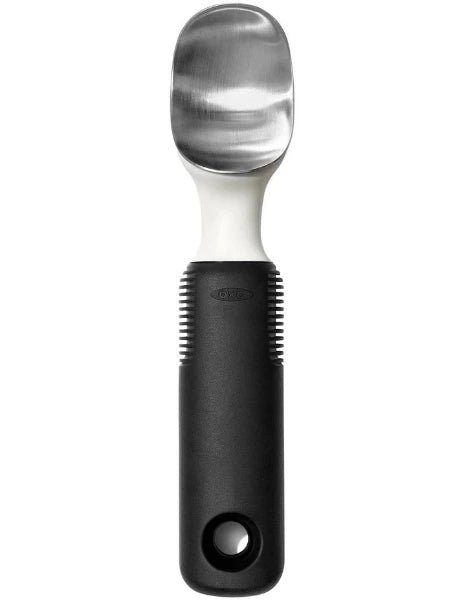 OXO Good Grips Ice Cream Scoop - Stainless Steel with Comfortable Non-Slip Handle for Easy Scooping - Perfect for Ice Cream Parlors, Home Desserts & Party Serving