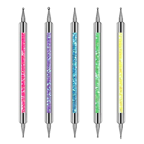 Archua Dual-Ended Nail Dotting Pen Set - Professional Nail Art Dotting Tools for Manicure, Nail Polish Painting & Creative Designs | Perfect for Home Salon, DIY Nail Art & Professional Use