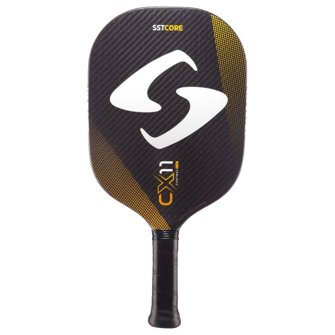 Gearbox CX11Q Quad Control Pickleball Paddle - Lightweight 8.5oz Performance Racket for Competitive Play (Yellow) | Perfect for Tournaments & Recreational Games