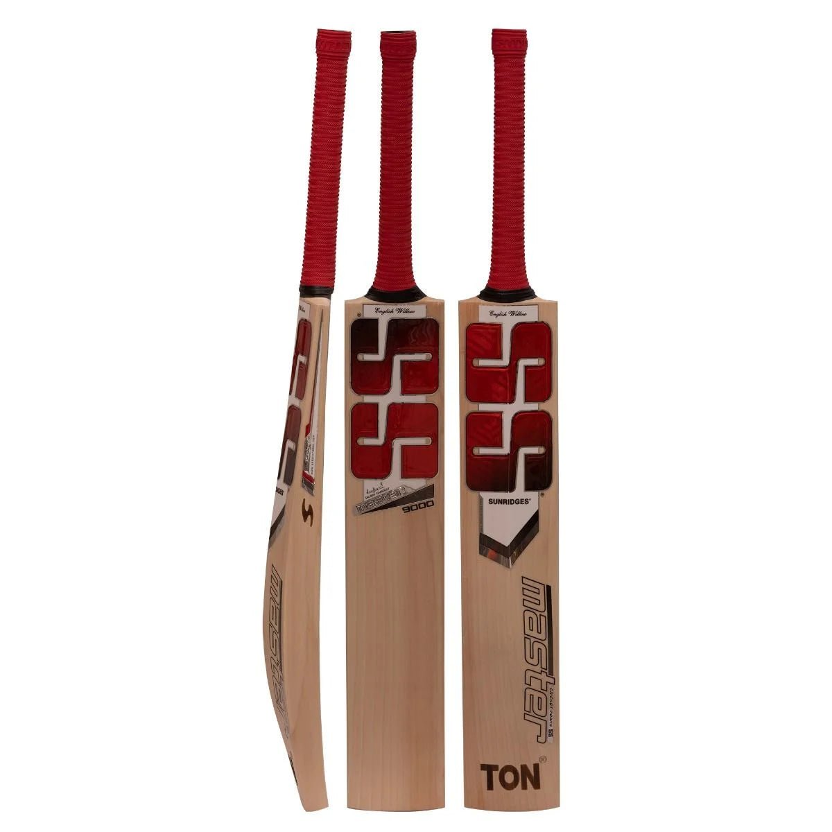 Premium SS Master 9000 English Willow Cricket Bat - Professional Grade for Tournament Play & Practice - Perfect for Matches, Training & Backyard Cricket Games