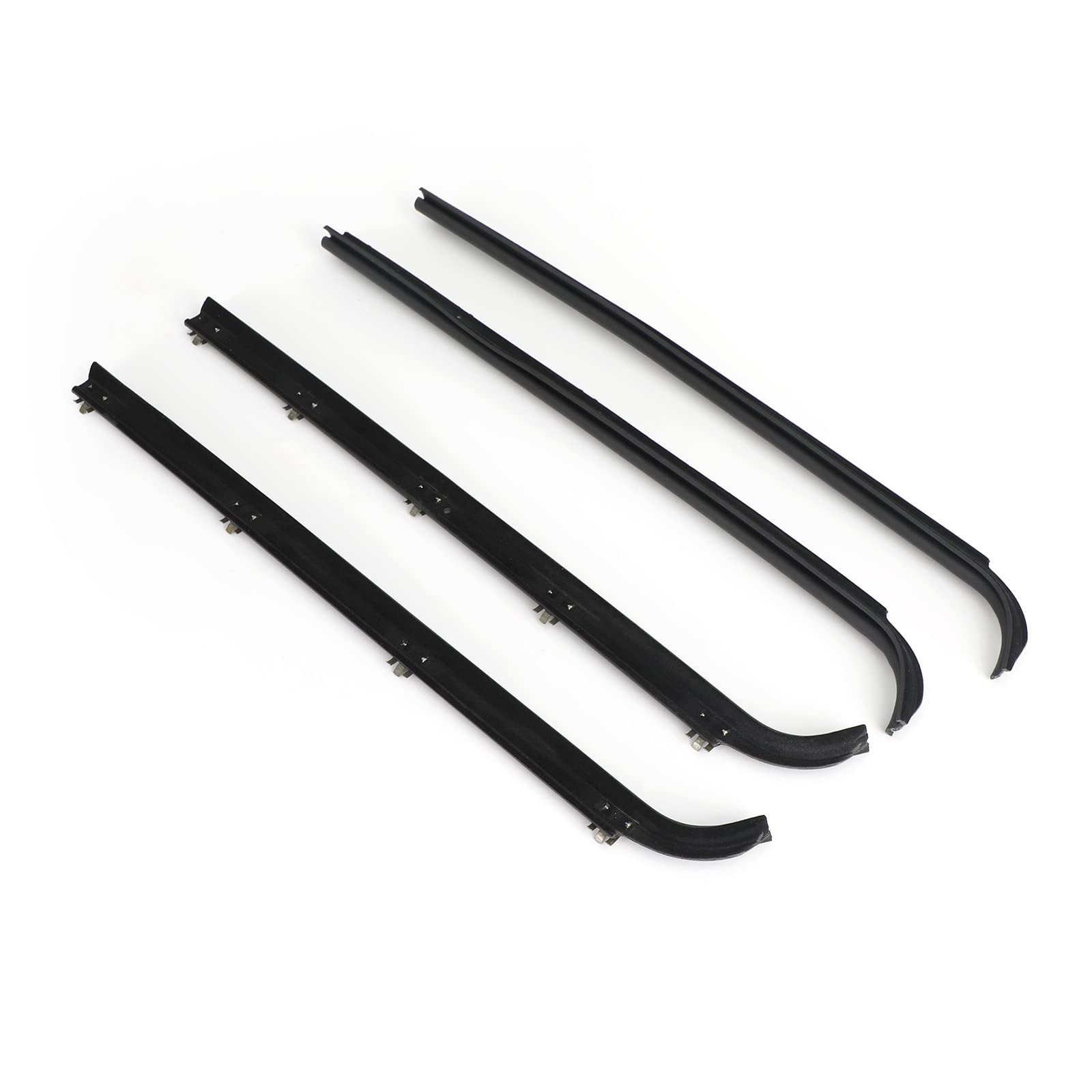 Bruce & Shark Car Window Weatherstrip Seal Belt Moulding F2TZ1521457A - Compatible with Ford Bronco & F150 Truck Front Window Sweep (1987-1996 Models) - Durable Weather Protection for Rain, Wind & Noise Reduction - Perfect for Off-Roading & Daily Commuting