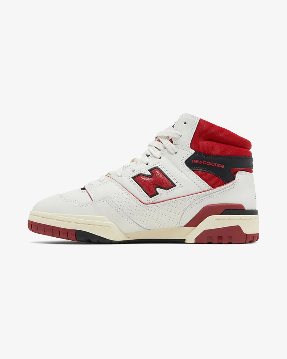 New Balance 650R Aime Leon Dore White Red Sneakers - Men's Retro Running Shoes for Casual Wear & Street Style Fashion
