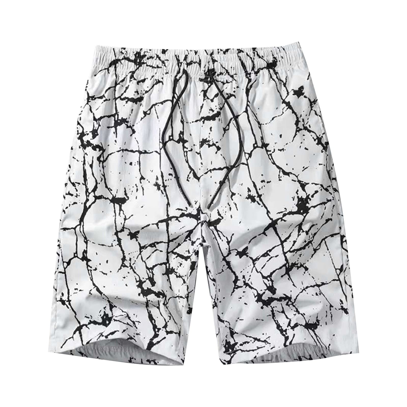 **Men's Black Swim Trunks - Quick Dry Board Shorts for Beach, Pool & Summer Outdoor Activities**