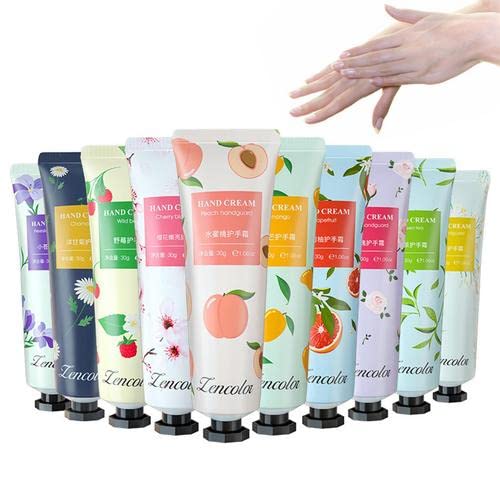 10PCS Plant Fragrance Hand Cream Gift Set - Moisturizing & Non-Greasy for Dry Hands & Feet - Travel Size Hand Care for Women - Perfect Gift Set for Ladies | Home, Office & Travel Use