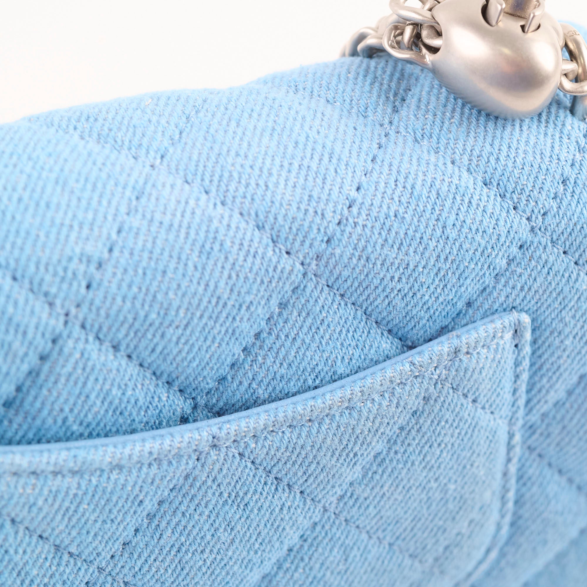Chanel 2024 Seasonal Denim Rectangular Blue Handbag - Luxury Designer Tote for Women, Perfect for Work, Travel & Everyday Use