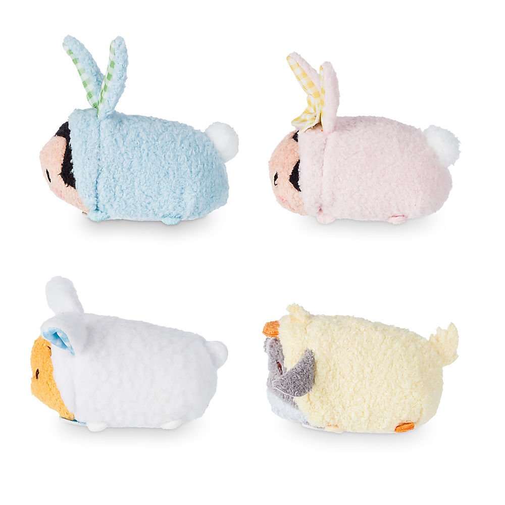 Disney Tsum Tsum Plush Mini Easter Basket Set - Cute Stuffed Animal Toy Collection for Kids, Easter Gift Basket with Adorable Characters, Perfect for Easter Celebrations, Birthday Parties and Home Decor