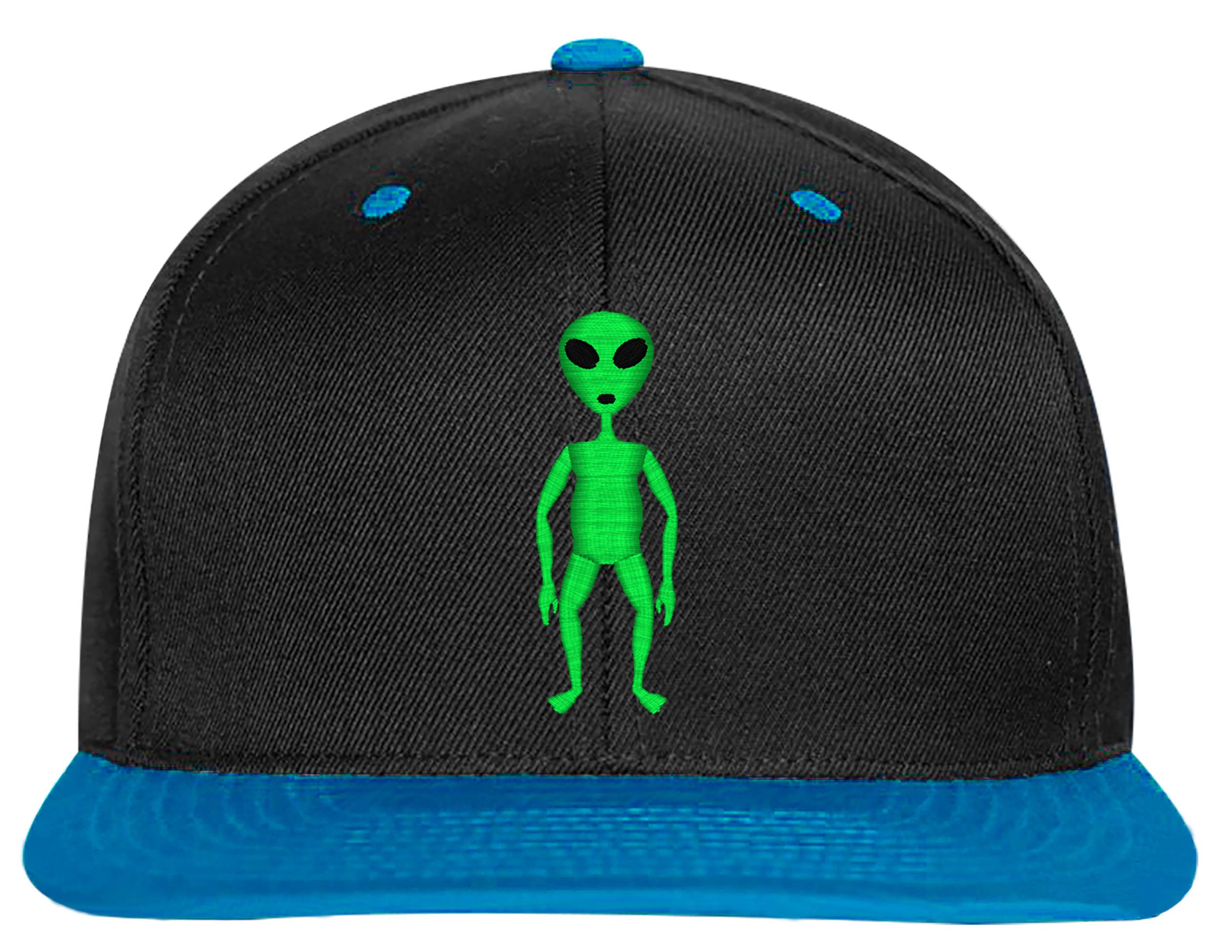 Owndis Green Alien Snapback Hat - Adjustable Unisex Baseball Cap for Men & Women - Perfect for Cosplay, Halloween, and Streetwear Fashion