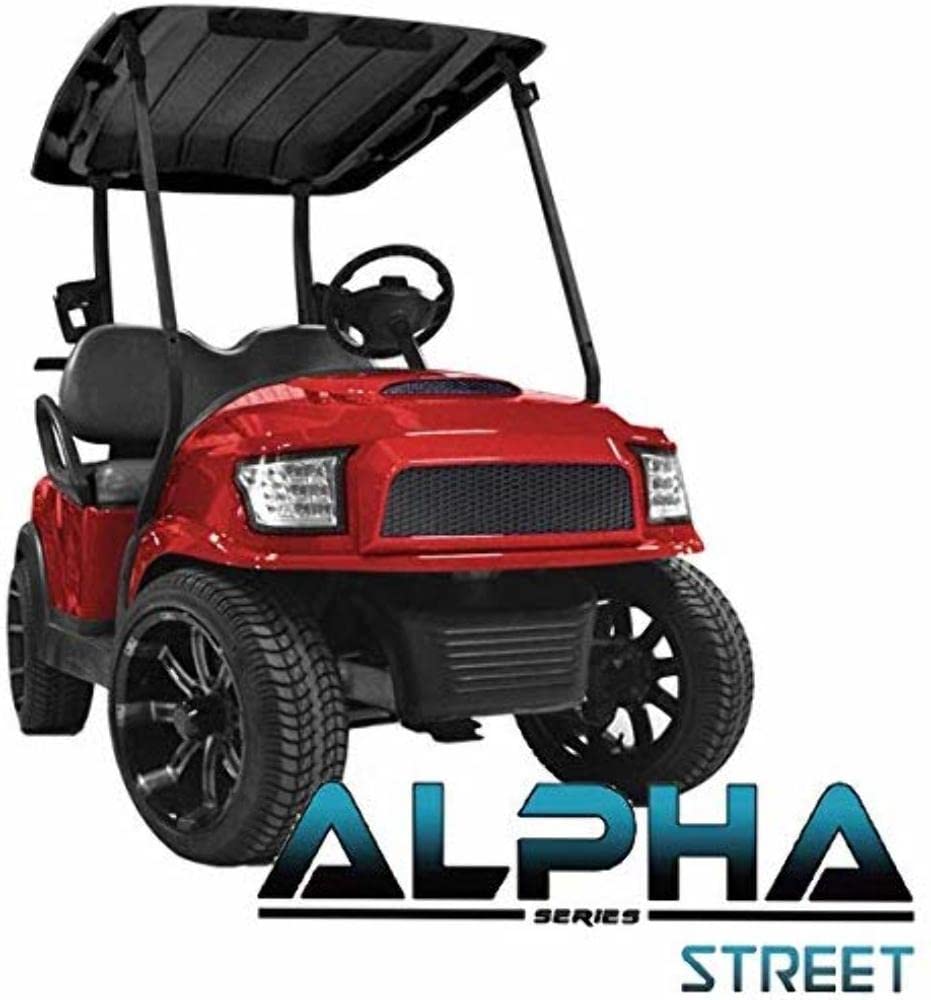 MADJAX Alpha Front Cowl Kit with LED Headlights for Club Car Precedent Golf Cart | Compatible with 2004-Up Models | Golf Cart Accessories Upgrade | Perfect for Night Driving & Course Visibility