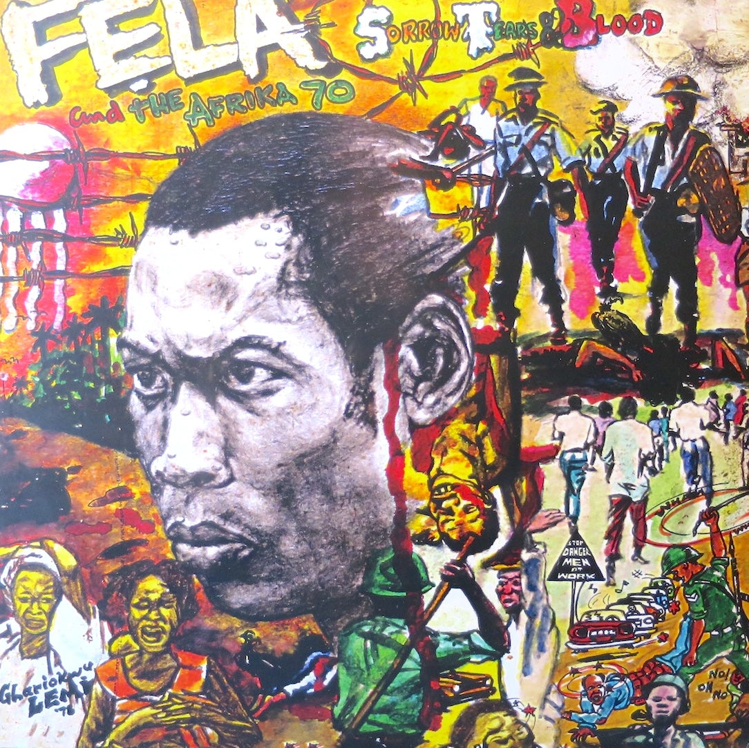 FELA KUTI 'Sorrow Tears And Blood' Vinyl LP Record - Afrobeat Classic Music Album for Collectors & Audiophiles - Perfect for Home Listening & Music Enthusiasts