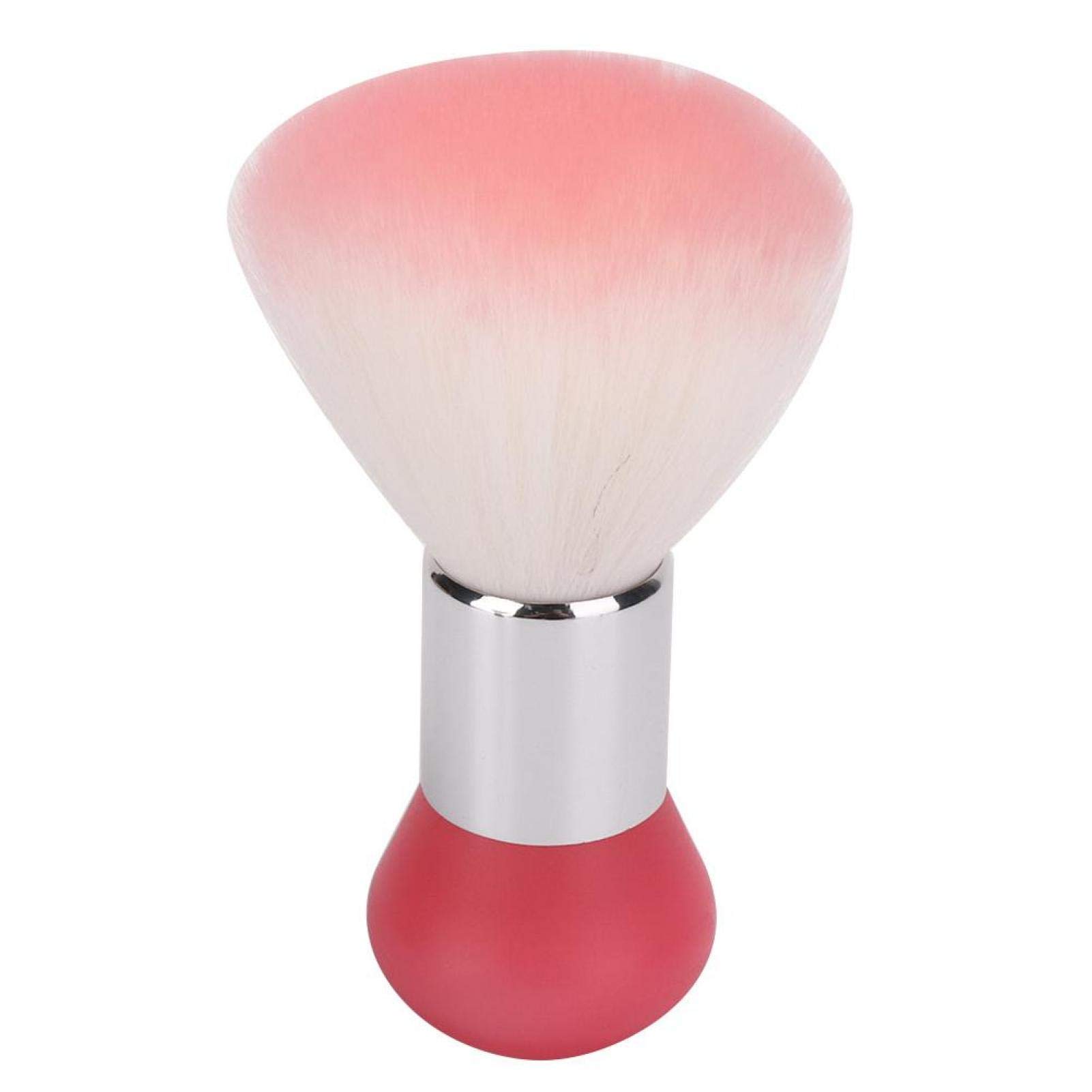 Professional Soft Barber Neck Duster Brush - Hair Sweep Cleaning Brush for Salon & Barber Shop - Gentle Face & Neck Hair Removal Tool (Pink) - Perfect for Haircut, Styling & Grooming Sessions