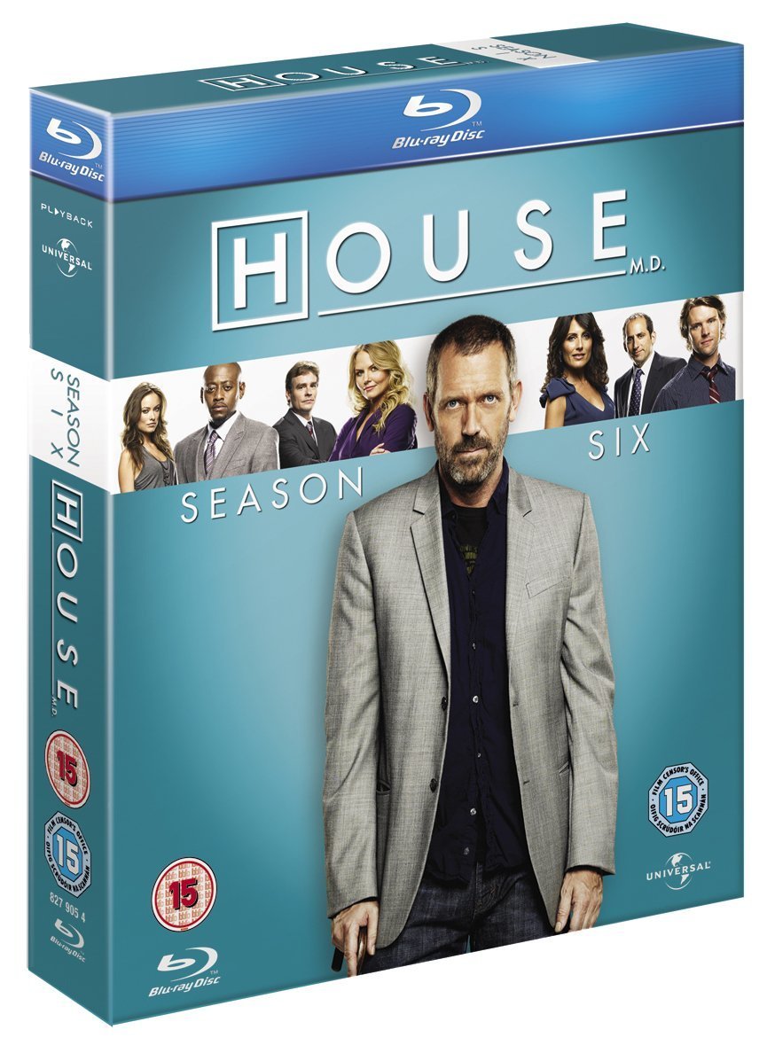 House M.D. Season 6 Blu-ray - Complete Episodes | Medical Drama TV Series | Perfect for Binge-Watching & Collector's Edition