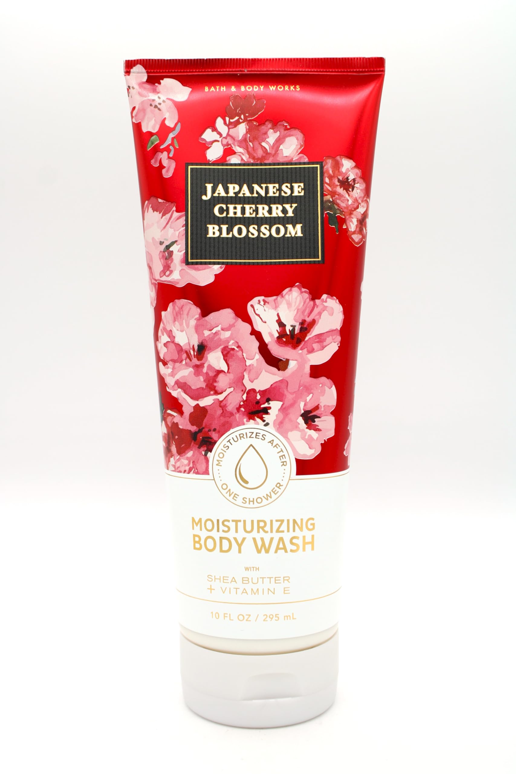 Japanese Cherry Blossom Moisturizing Body Wash - 10 fl oz | Hydrating Shower Gel for Dry Skin | Floral Scented Bath & Body Care - Perfect for Relaxing Spa Nights & Gift Sets