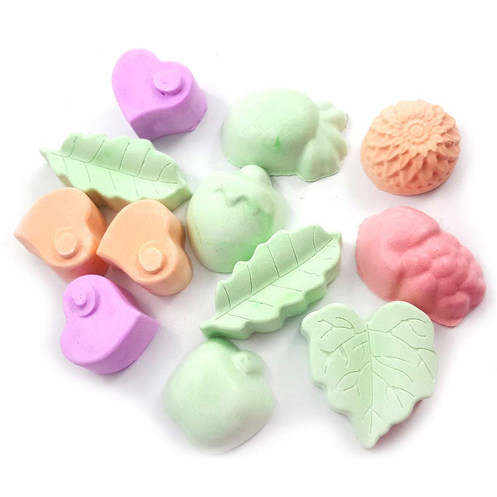 10Pcs Natural Lava Block Calcium Stone Chew Toy for Hamsters, Chinchillas, Rabbits, Rats & Squirrels - Teeth Grinding & Molar Care Small Pet Chew Toy - Perfect for Cage Enrichment & Dental Health