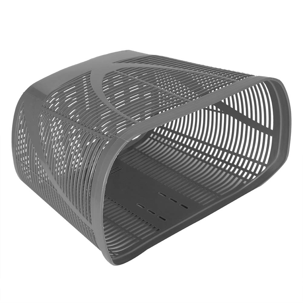 Electric Scooter Basket - Black Plastic Rear Basket with Mounting Screw for Mobility Scooters & Wheelchairs | Durable Oval Storage Accessory for Groceries, Shopping & Daily Essentials