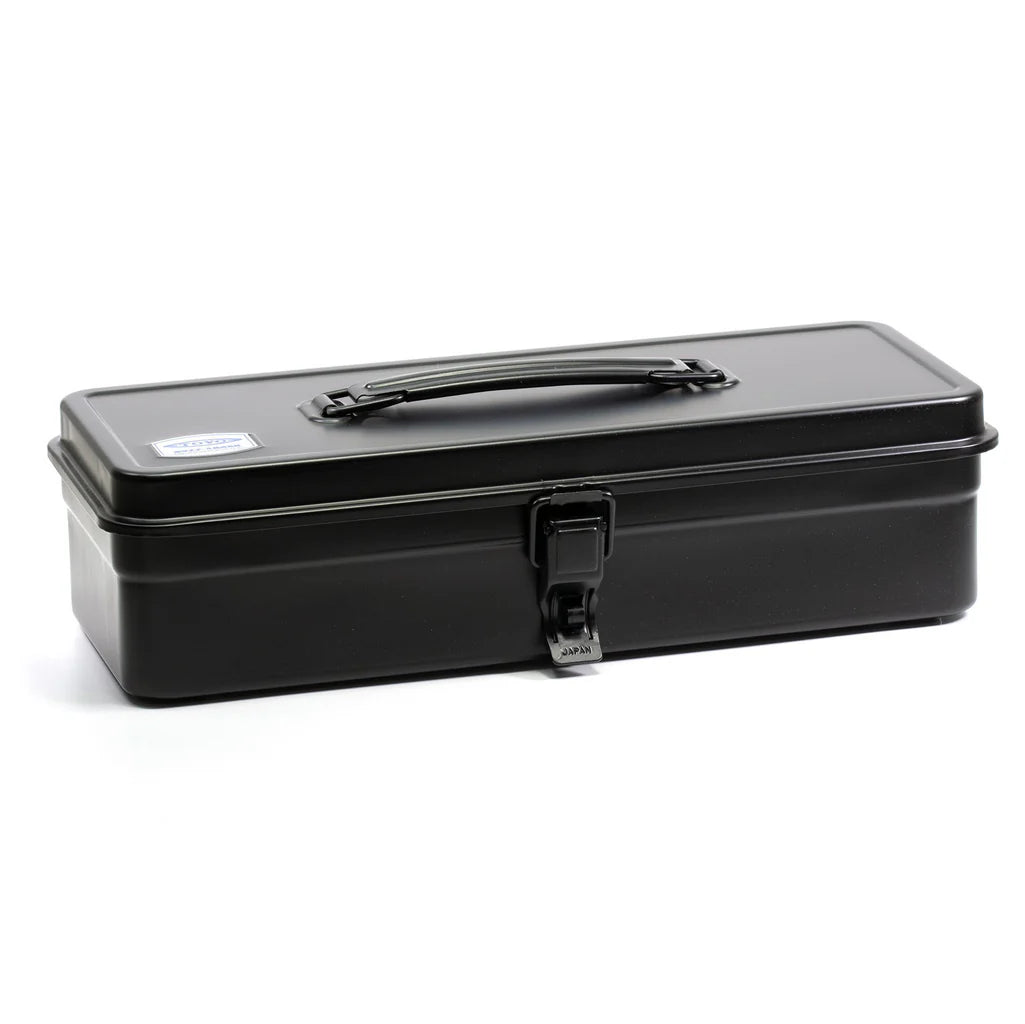 Heavy Duty T-320 Tool Box | Large Black Metal Tool Storage Case | Perfect for Mechanics, DIY Enthusiasts & Home Organization