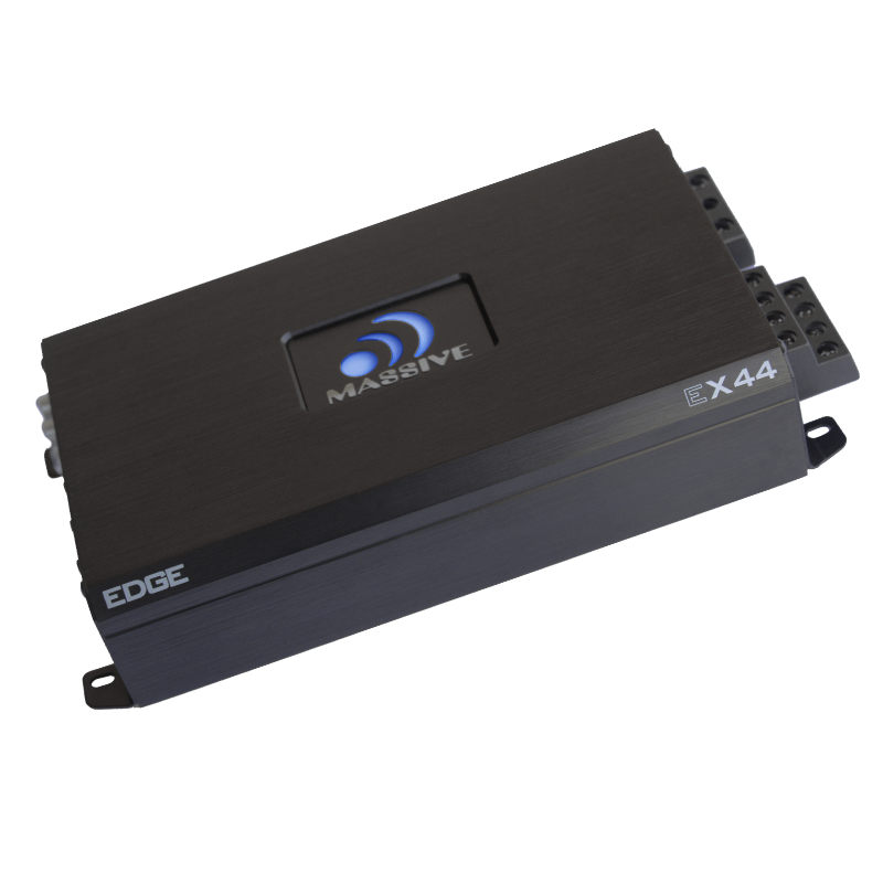 EX44 100W RMS x 4 Channel Car Amplifier - 4 Ohm Stable High Power Audio Amp for Car Stereo System | Perfect for Car Audio Upgrades, Bass Boost & Clear Sound Enhancement
