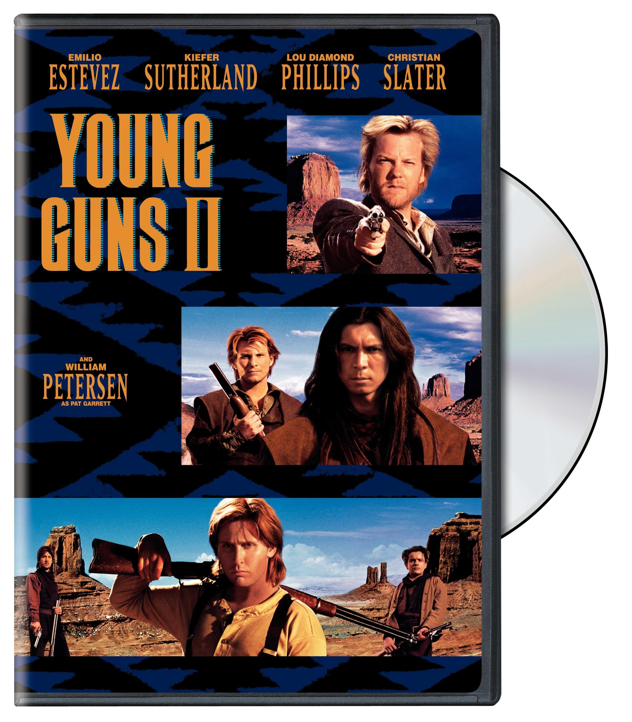 Young Guns II DVD (Keepcase) - Classic Western Action Movie for Home Entertainment & Movie Nights
