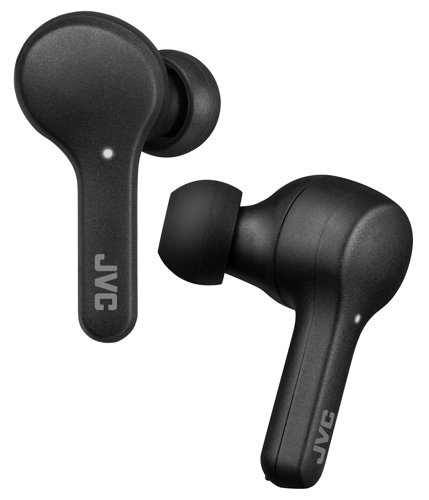 JVC Gumy True Wireless Earbuds with Bluetooth 5.0, IPX4 Waterproof, 15H Battery Life - Black | Compact Wireless Headphones for Gym, Running, Travel & Work