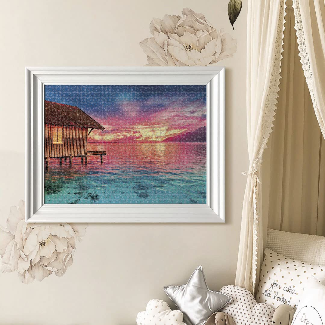 Clementoni 35120 Peace Puzzle - Living The Present 500 Piece Adult Jigsaw Puzzle, Relaxing Landscape Puzzle for Stress Relief & Mindfulness - Made in Italy | Perfect for Meditation Rooms, Home Decor & Gift Giving