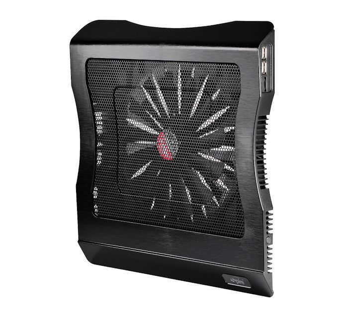 Spire ODYSSEY 342 Laptop Cooling Pad with 2 USB 2.0 Ports - Ultra Quiet Notebook Cooler for 12 to 17 Inch Laptops - Perfect for Gaming, Office Work & Home Use