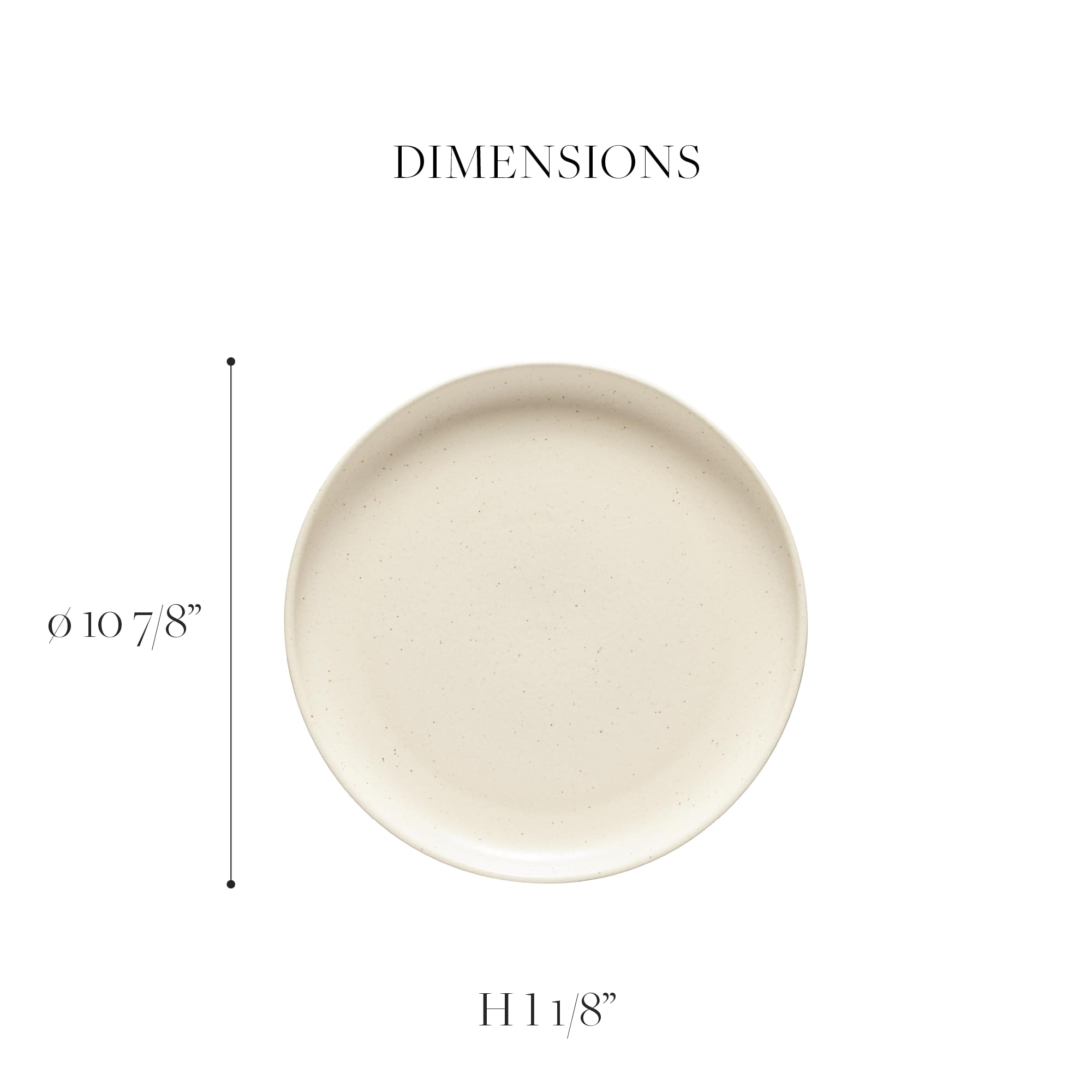 Casafina Ceramic Stoneware 11'' Dinner Plate - Pacifica Collection in Cayenne | Microwave & Dishwasher Safe | Food Safe Glazed Stoneware | Restaurant Quality Dinnerware for Home & Commercial Use | Perfect for Everyday Dining, Entertaining & Restaurant Service