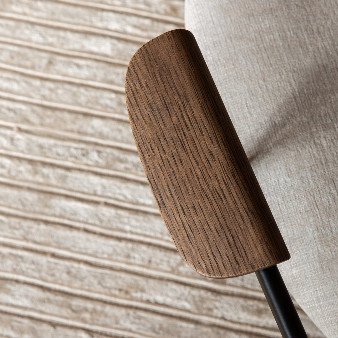 Modern Upholstered Dining Chair with Armrests - Comfortable & Stylish Seating for Kitchen, Dining Room, and Home Office