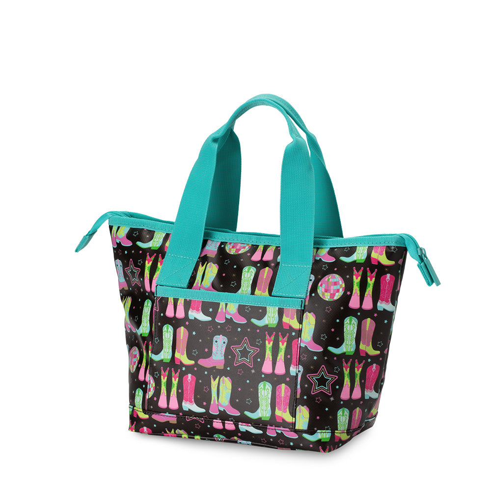 Disco Cowgirl Insulated Lunch Bag - Cute & Stylish Western Lunch Tote for Women & Girls - Perfect for School, Work, Picnics & Rodeo Events